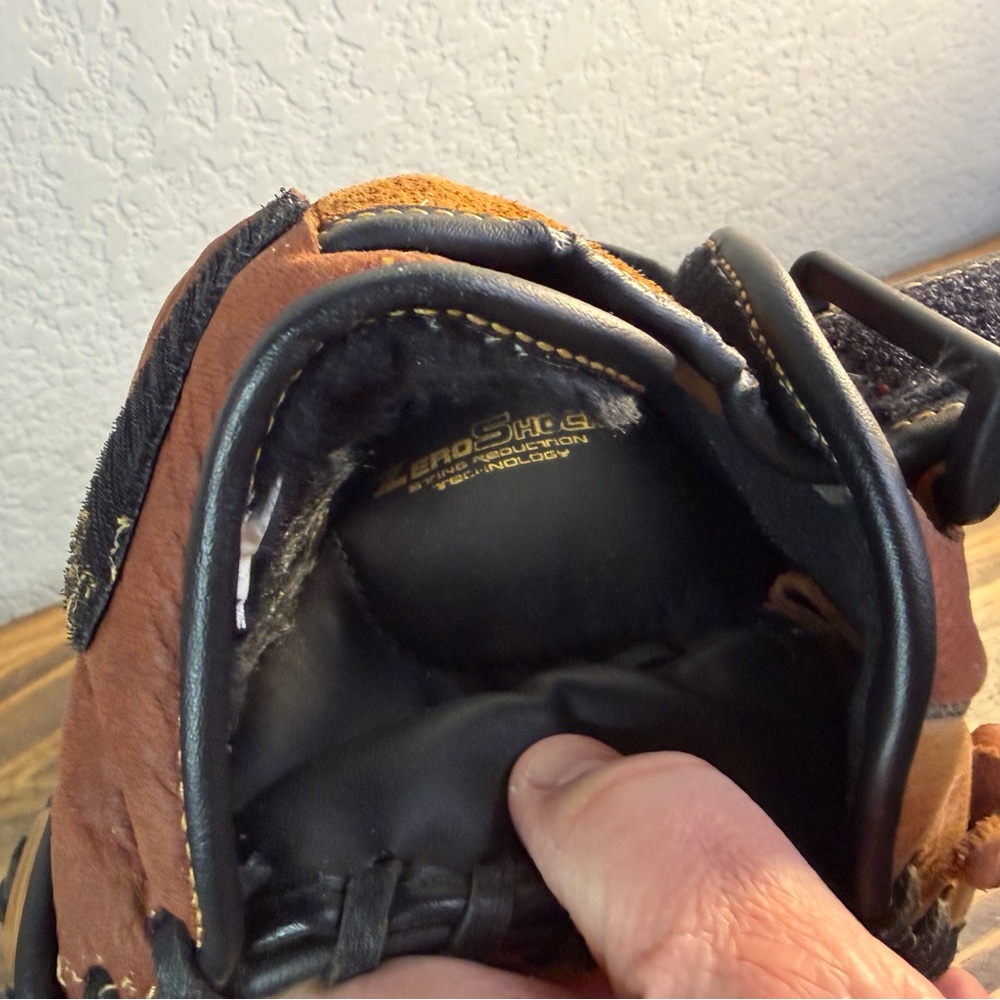 Rawlings RBG36TBR RH 12.5" Leather Zero Shock Baseball Glove Left Hand Throw - Picture 4 of 12